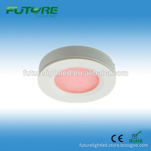 12V 1.4W 120mA color-changing rgb led puck light